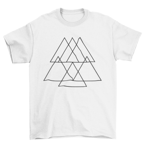 Abstract Pyramid TEE shirt