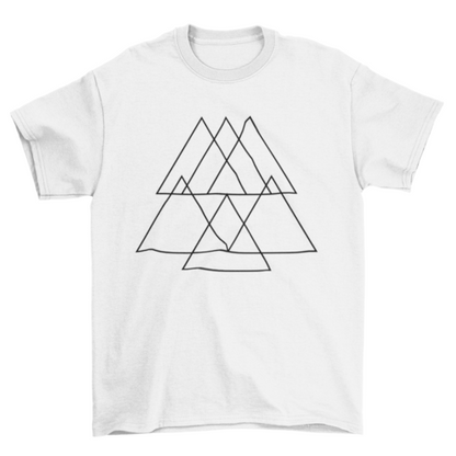 Abstract Pyramid TEE shirt