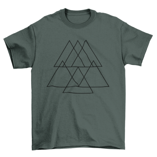 Abstract Pyramid TEE shirt