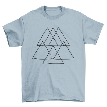 Abstract Pyramid TEE shirt