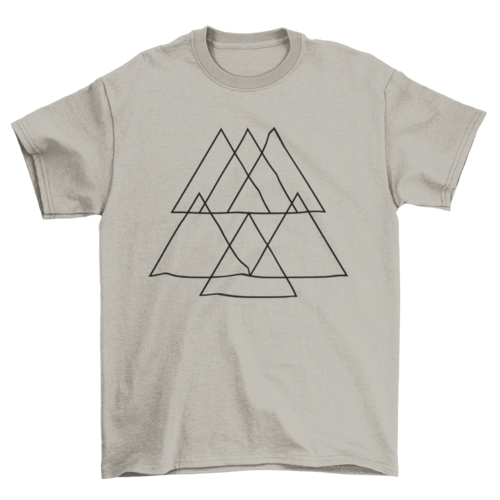 Abstract Pyramid TEE shirt