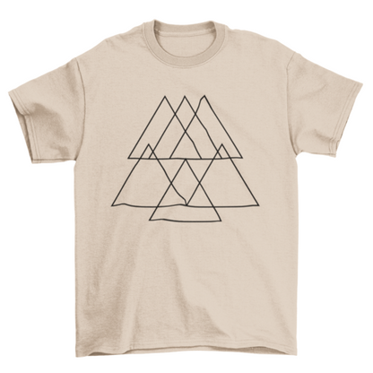 Abstract Pyramid TEE shirt