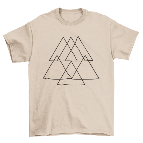 Abstract Pyramid TEE shirt